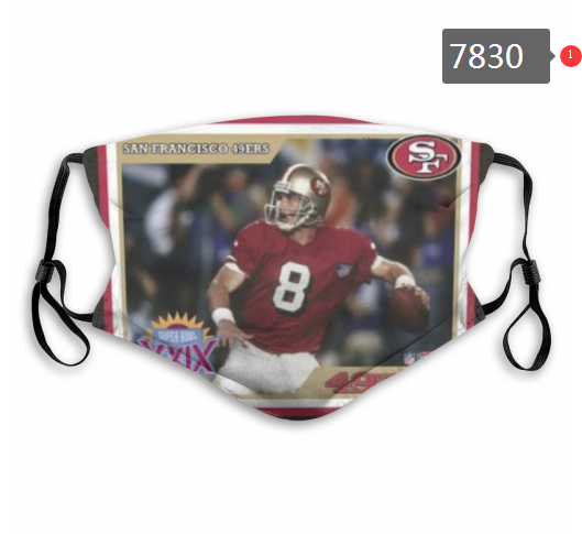 NFL 2020 San Francisco 49ers #25 Dust mask with filter